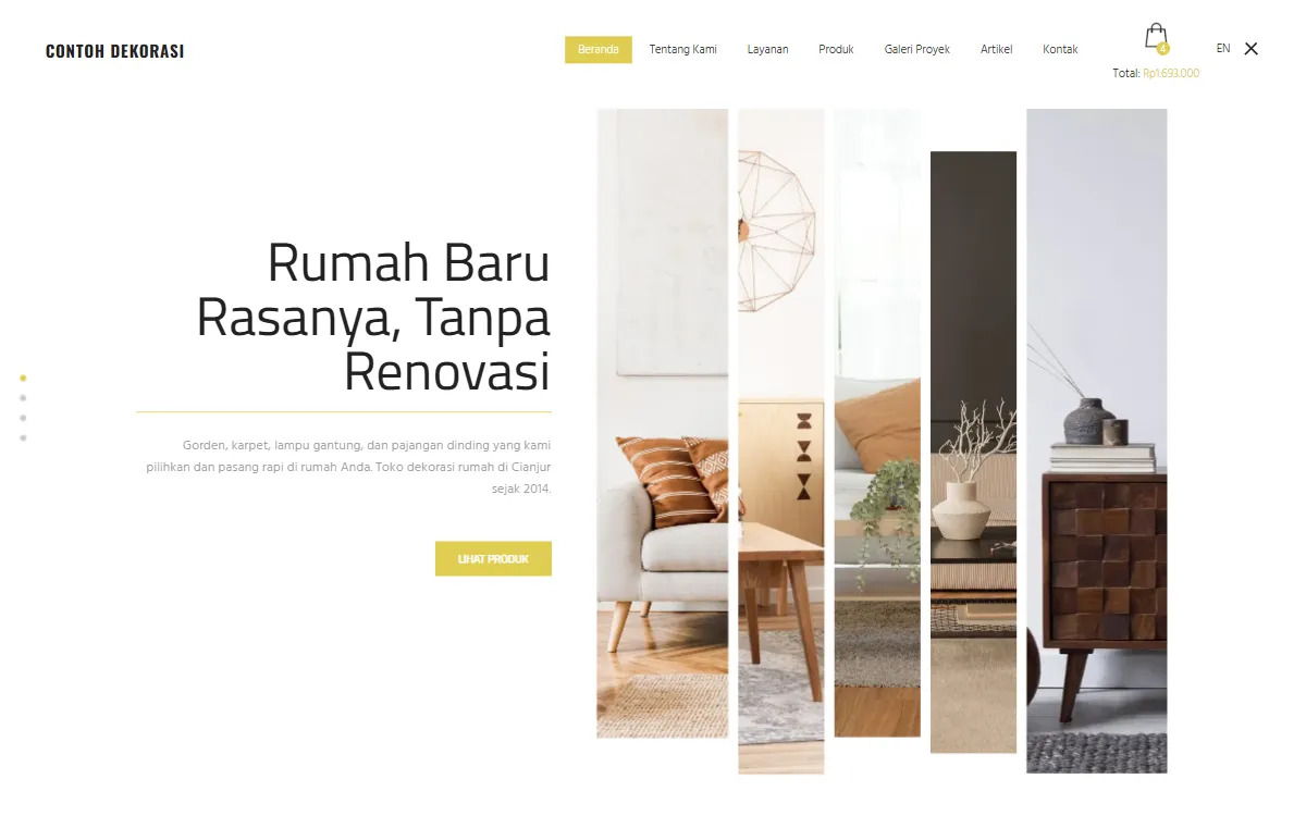 Tampilan Contoh Dekorasi Rumah