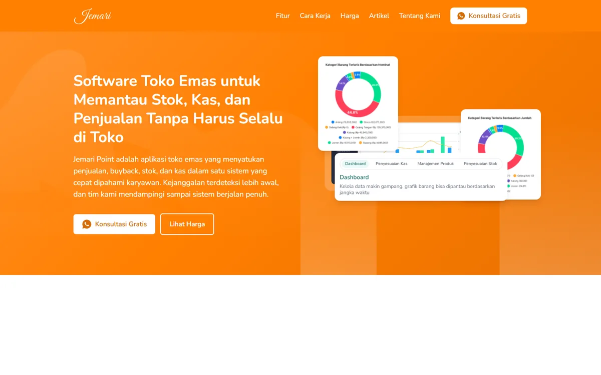 Tampilan jemaripoint.com